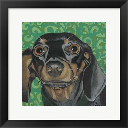 Framed Dlynn's Dogs - Keelie Print
