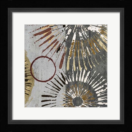 Framed Outburst Tiles II Print