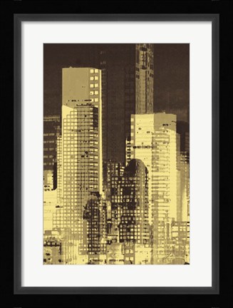 Framed Nightline III Print