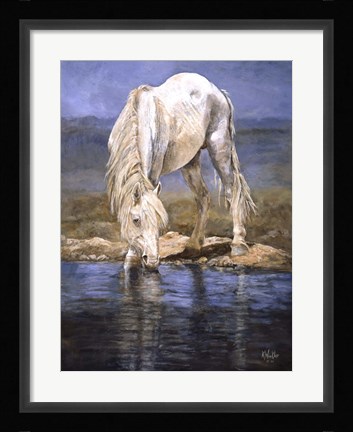 Framed Rhapsody in Blue Print