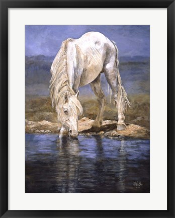 Framed Rhapsody in Blue Print