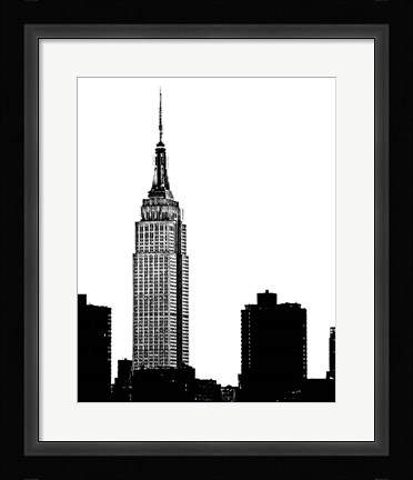 Framed NYC Skyline I Print