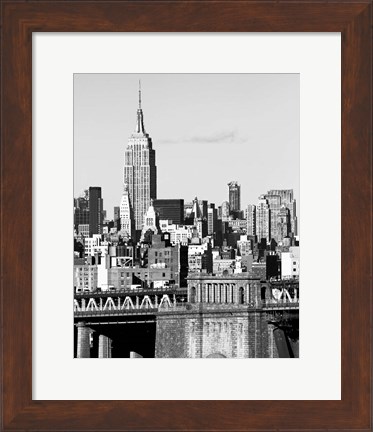 Framed NYC Skyline II Print