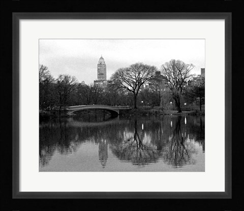 Framed NYC Skyline V Print