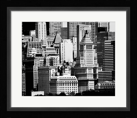 Framed NYC Skyline IX Print