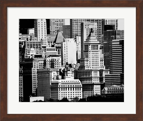 Framed NYC Skyline IX Print