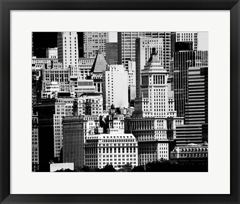 Framed NYC Skyline IX Print