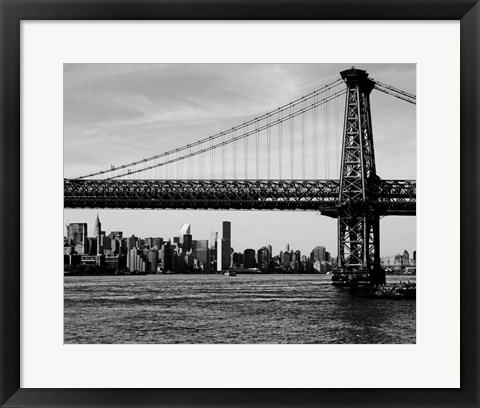 Framed Bridges of NYC IV Print