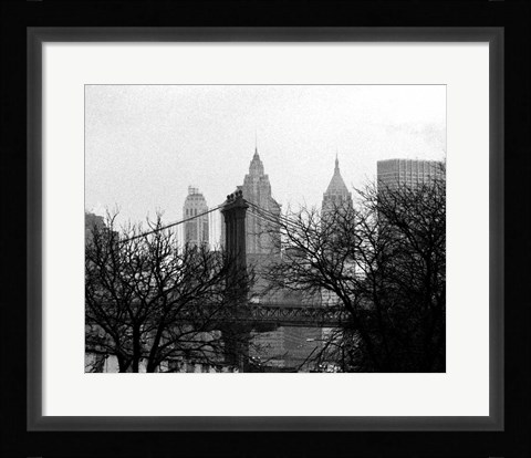 Framed Bridges of NYC V Print