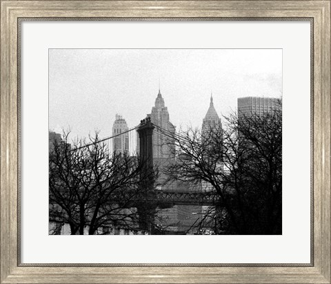 Framed Bridges of NYC V Print
