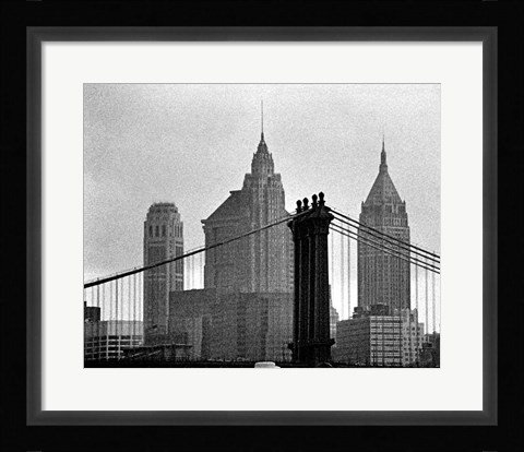 Framed Bridges of NYC VI Print
