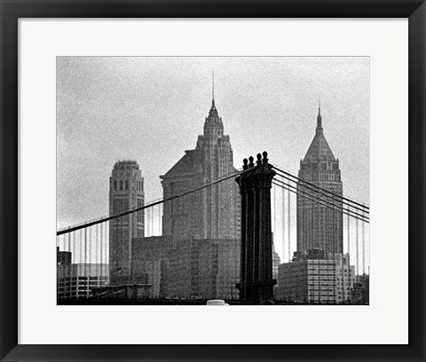 Framed Bridges of NYC VI Print