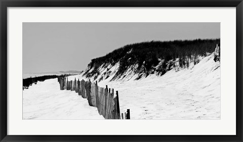 Framed Shore Panorama I Print