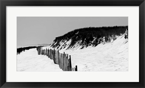 Framed Shore Panorama I Print