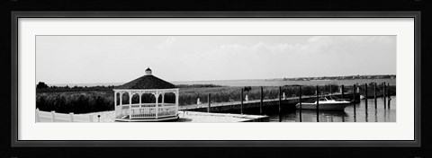 Framed Shore Panorama V Print