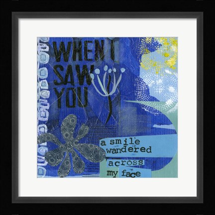 Framed Smile I Print