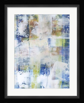 Framed White Wash III Print