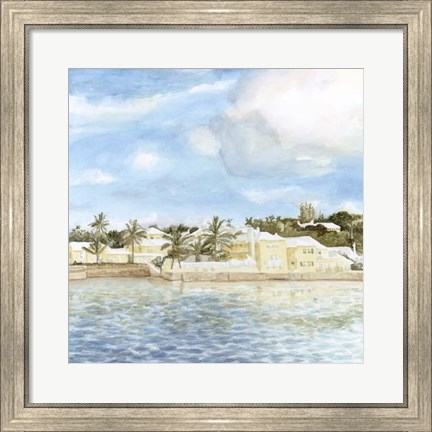 Framed Bermuda Shore II Print