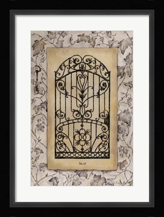 Framed Ivy Gate I Print