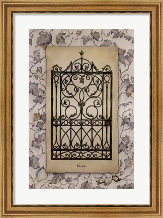 Framed Ivy Gate II Print