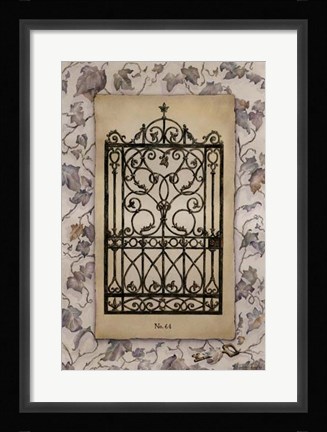 Framed Ivy Gate II Print