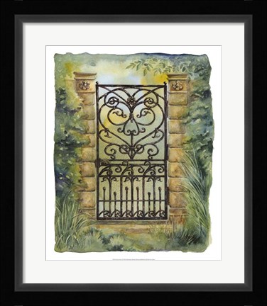 Framed Iron Gate I Print