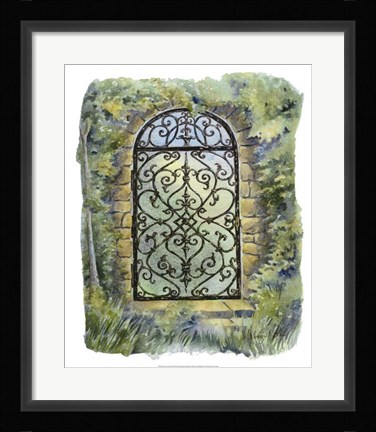 Framed Iron Gate II Print
