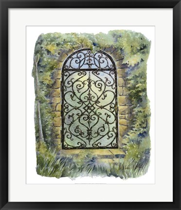 Framed Iron Gate II Print