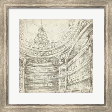 Framed Interior Architectural Study II Print