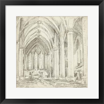 Framed Interior Architectural Study III Print