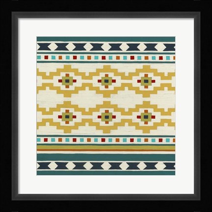 Framed Southwest Geometry III Print
