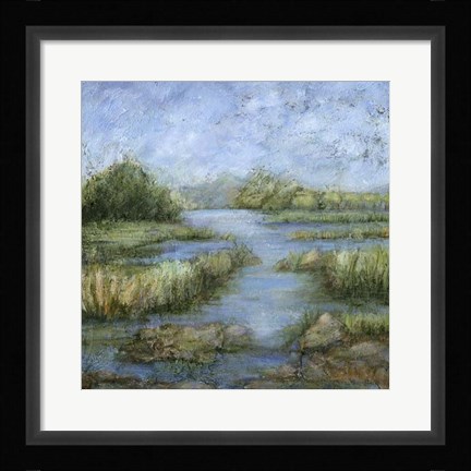 Framed Marshland I Print