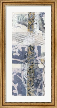 Framed Chambray &amp; Lace I Print