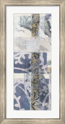 Framed Chambray &amp; Lace I Print