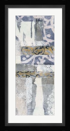 Framed Chambray &amp; Lace II Print