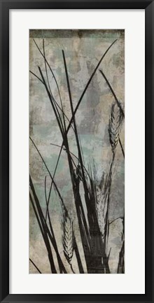 Framed Wild Grasses I Print