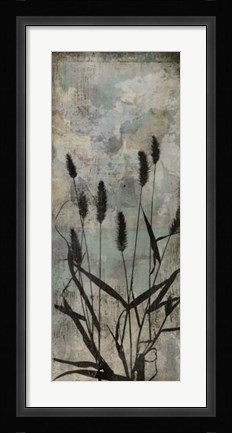 Framed Wild Grasses II Print