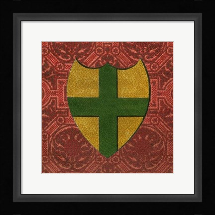 Framed Noble Crest I Print