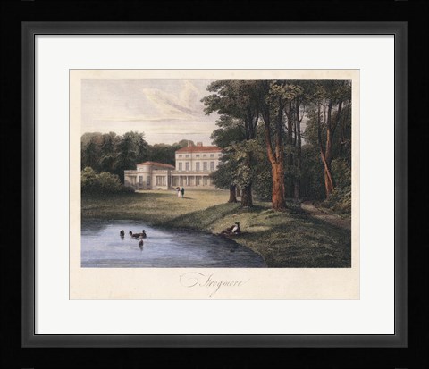 Framed English Countryside I Print