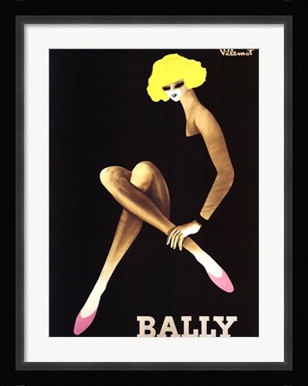 Framed Bally Print