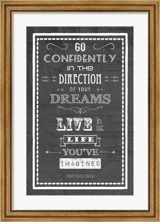 Framed Direction of Your Dreams Print