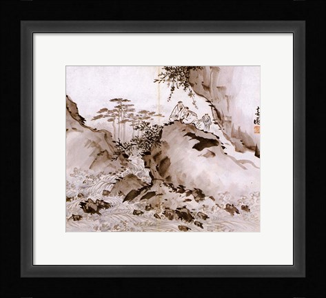 Framed Yi Han-cheol - drawing Print