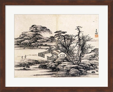 Framed Yi Han-cheol Print