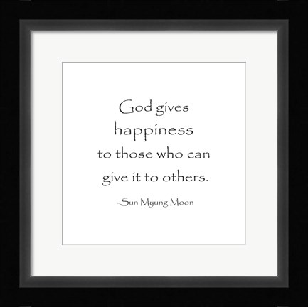 Framed Happiness Print