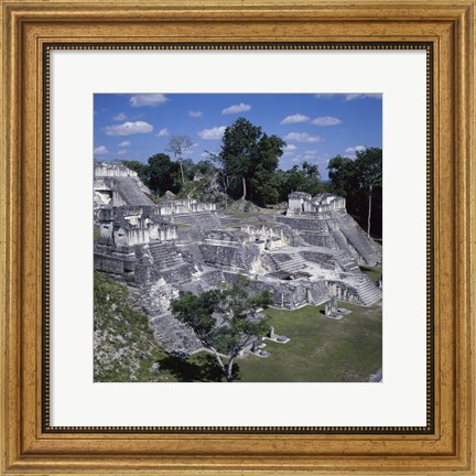 Framed Tikal Mayan Guatemala Print