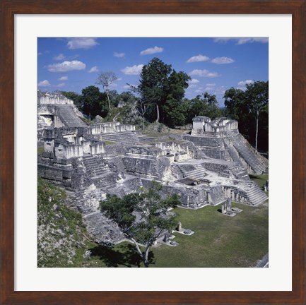 Framed Tikal Mayan Guatemala Print