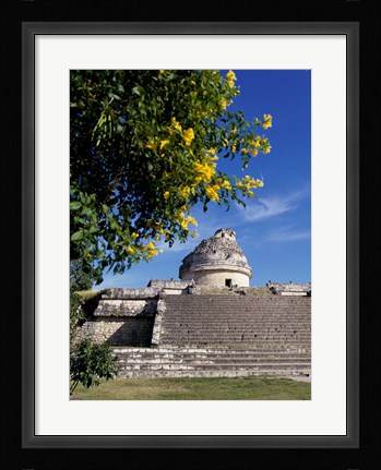 Framed Low angle view of El Caracol Observatory Print