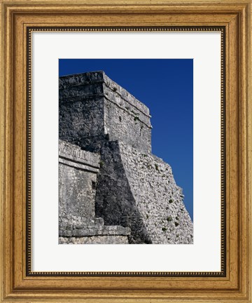 Framed Wall of a building, El Castillo Print