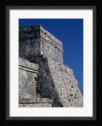 Framed Wall of a building, El Castillo Print