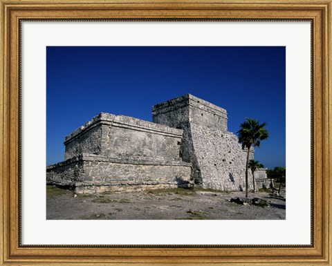 Framed El Castillo, Tulum Print